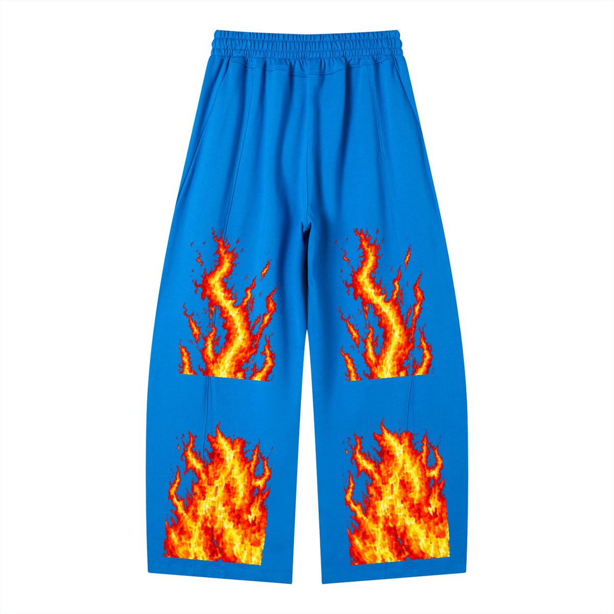 Uinsex Heavyweight Wide Leg Panel Sweatpants