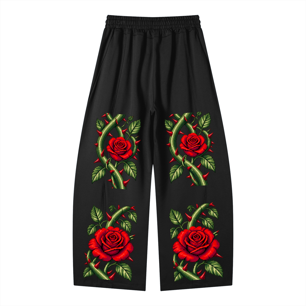 Unisex Heavyweight Wide Leg Panel Sweatpants