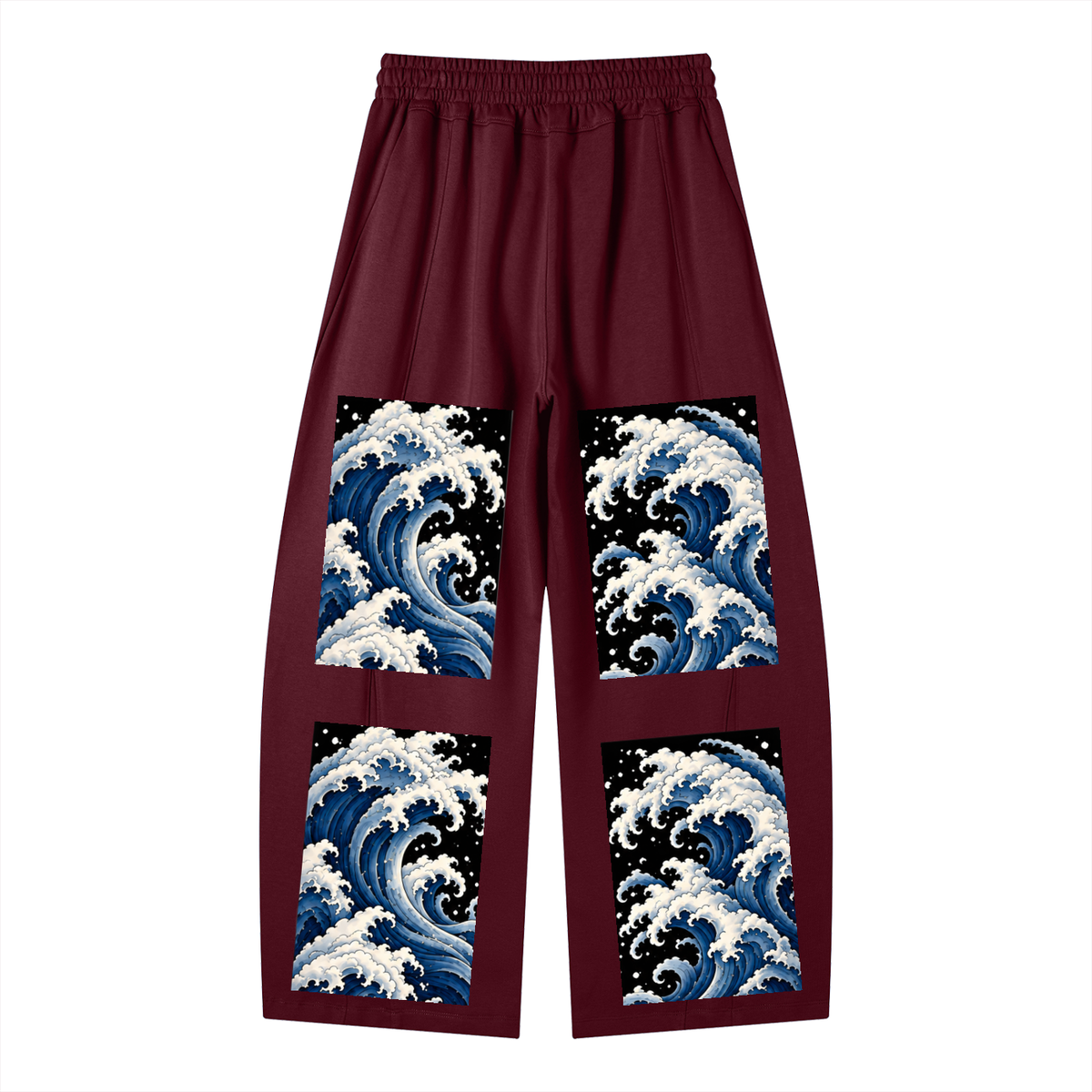Unisex Heavyweight Wide Leg Panel Sweatpants