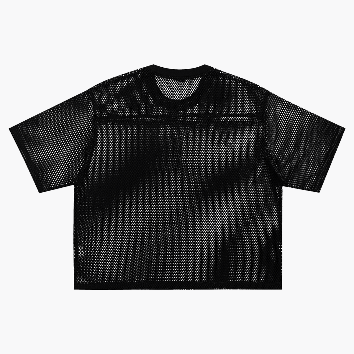 Unisex See-through Boxy Net T-Shirt