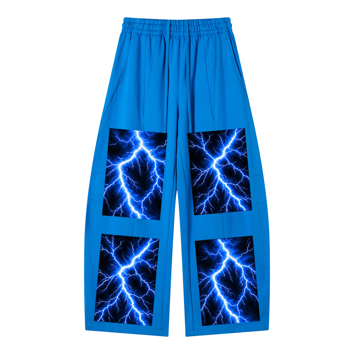 Unisex Heavyweight Wide Leg Panel Sweatpants