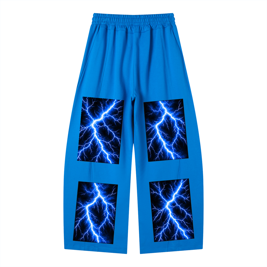 Unisex Heavyweight Wide Leg Panel Sweatpants