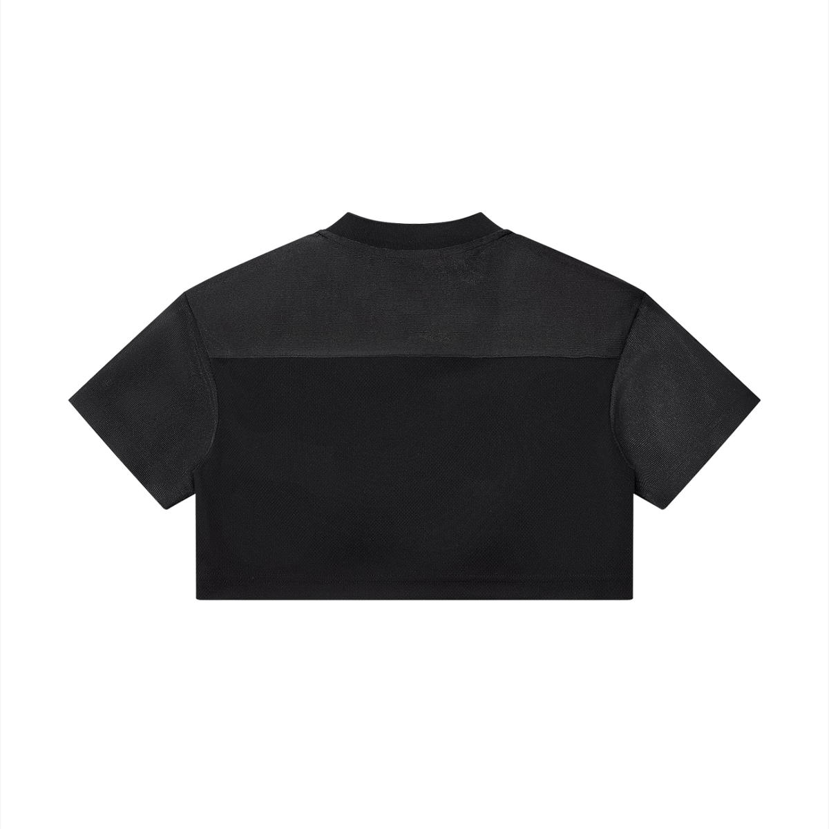 Women's Cropped Paneled V-Neck Jersey