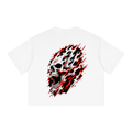Unisex Boxy Drop Shoulder Crop T-Shirt