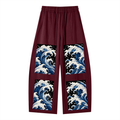 Unisex Heavyweight Wide Leg Panel Sweatpants