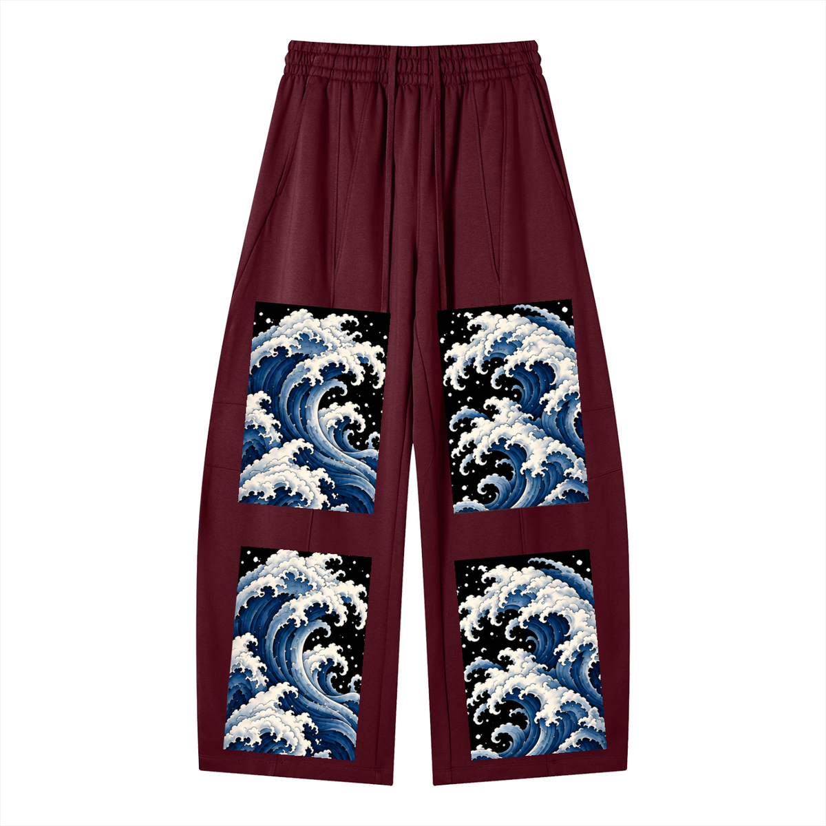 Unisex Heavyweight Wide Leg Panel Sweatpants
