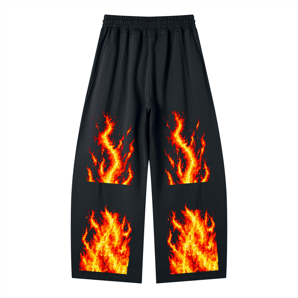 Uinsex Heavyweight Wide Leg Panel Sweatpants
