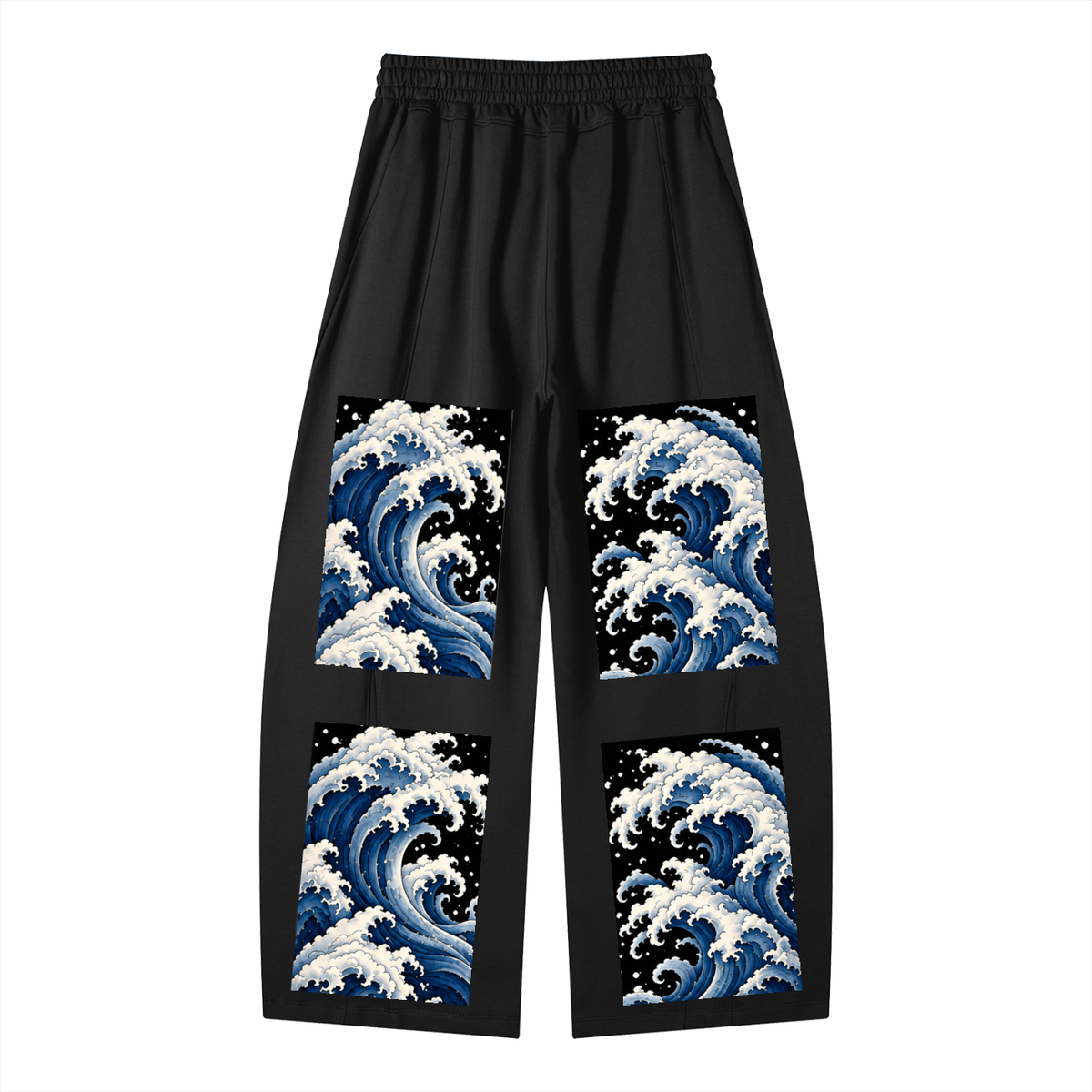 Unisex Heavyweight Wide Leg Panel Sweatpants