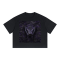 Unisex Boxy Drop Shoulder Crop T-Shirt