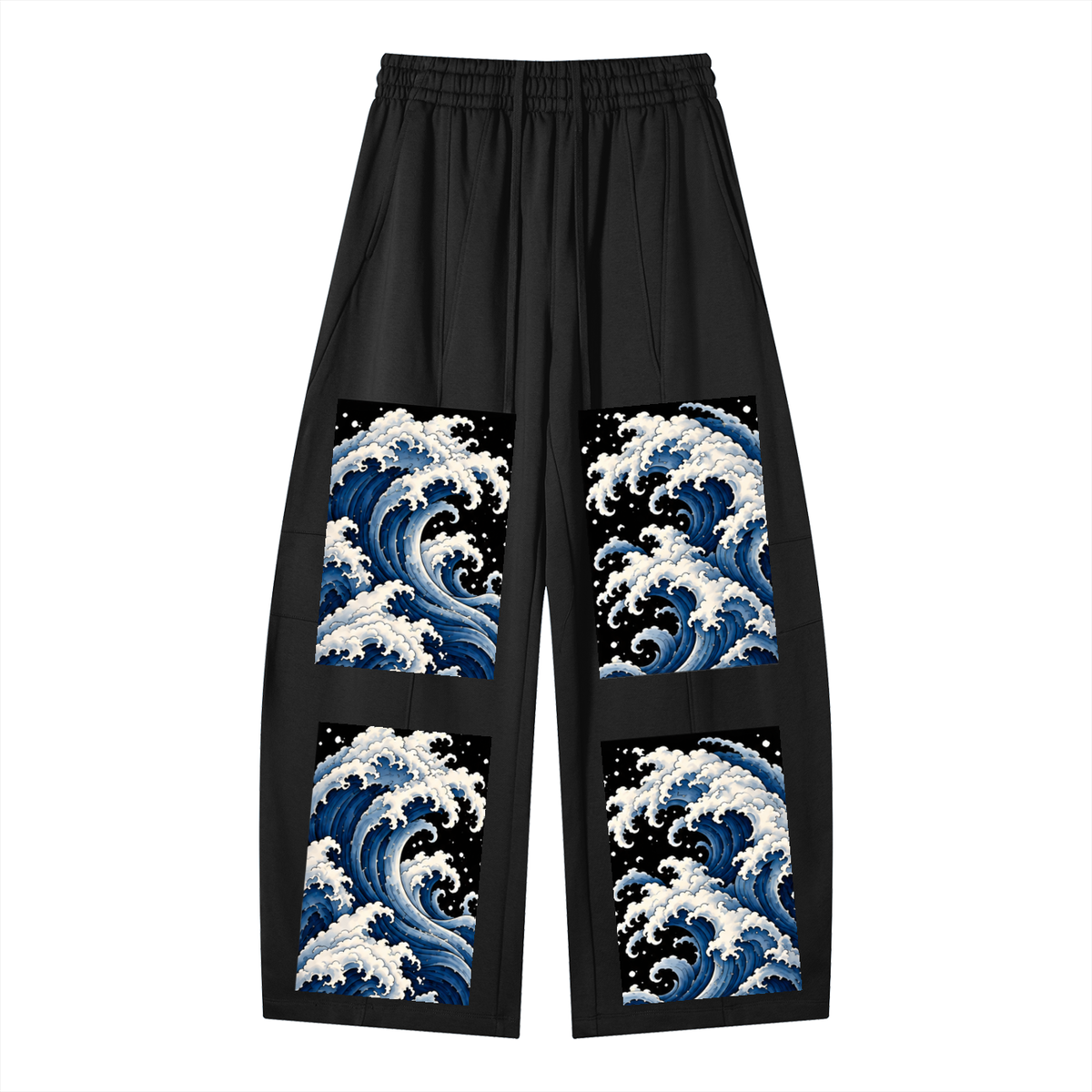 Unisex Heavyweight Wide Leg Panel Sweatpants