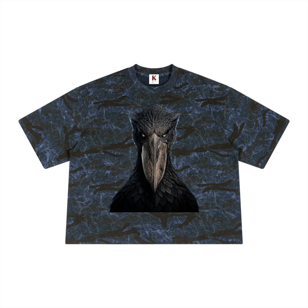 Unisex Boxy Camo Print T-Shirt