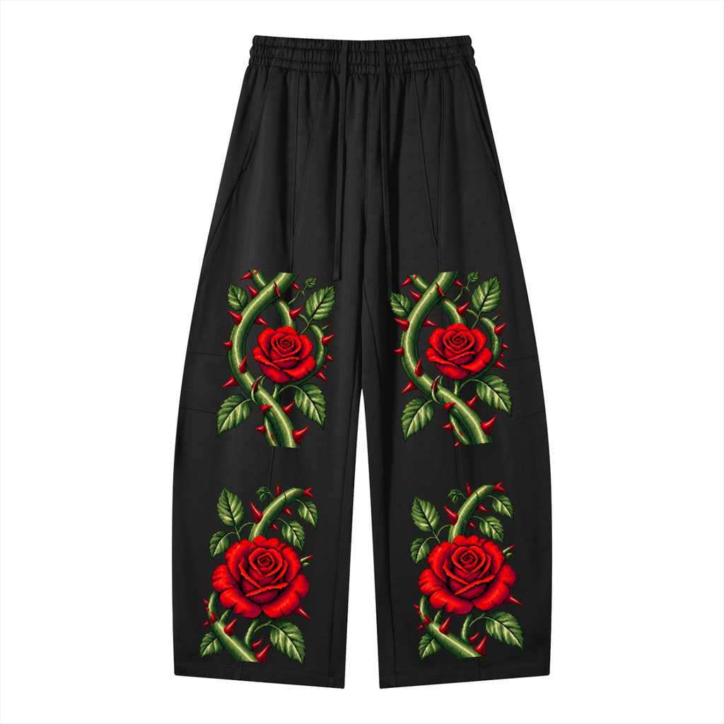 Unisex Heavyweight Wide Leg Panel Sweatpants