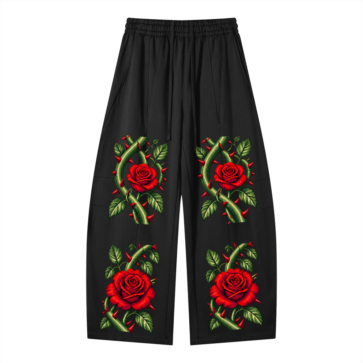 Unisex Heavyweight Wide Leg Panel Sweatpants